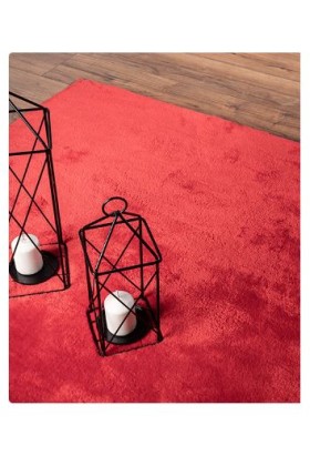 Loft Washable Red Rug