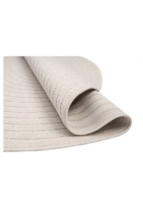 Tenerife cream round rug