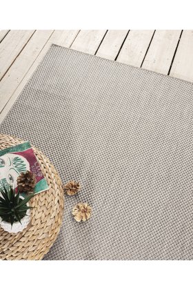 Grey outdoor rug