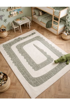 Elio Crocodile Rug – Textured Rugs Ireland