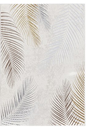 Creation cream leaf rug for sale