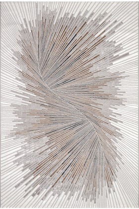 Creation grey spiral rug
