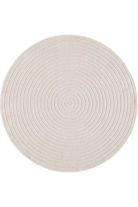 Tenerife Cream Round Rug – Modern Textured Round Rugs Tenerife round rug