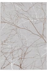 Rugs – Creation Branch Grey Rug – Elegant Branch Pattern – Living Room Rugs Ireland