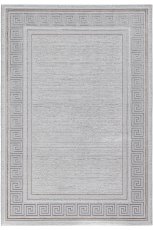 Rugs – Creation Grey Pattern Rug – Stylish Patterned Border – Living Room Rugs Galway
