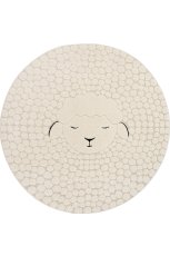 Sheep round rug