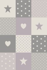Rugs – Pink Star Kids Rug – Soft Star Print – Kids Bedroom & Playroom Rugs Ireland