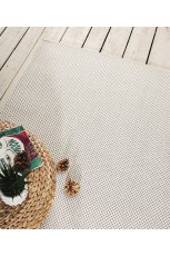 Cream outdoor rug