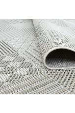 Avren Grey Pattern Rug – Stylish Modern Rugs Ireland