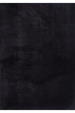 Loft Washable Black Rug Black washable rug
