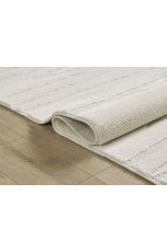 Rugs – Elio Stripe Cream Rug – Modern Stripe Texture – Living Room Rugs Dublin