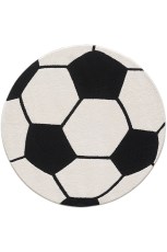 Football Round Rug – Kids’ Playroom & Bedroom Rugs Ireland Football round rug