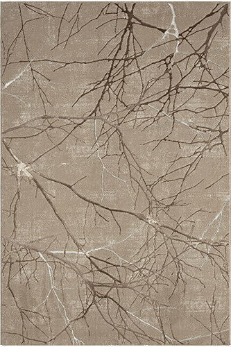Beige Branch creation rug