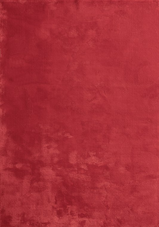 Washable red rug