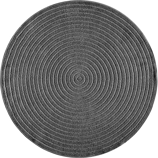 Tenerife Anthracite round rug