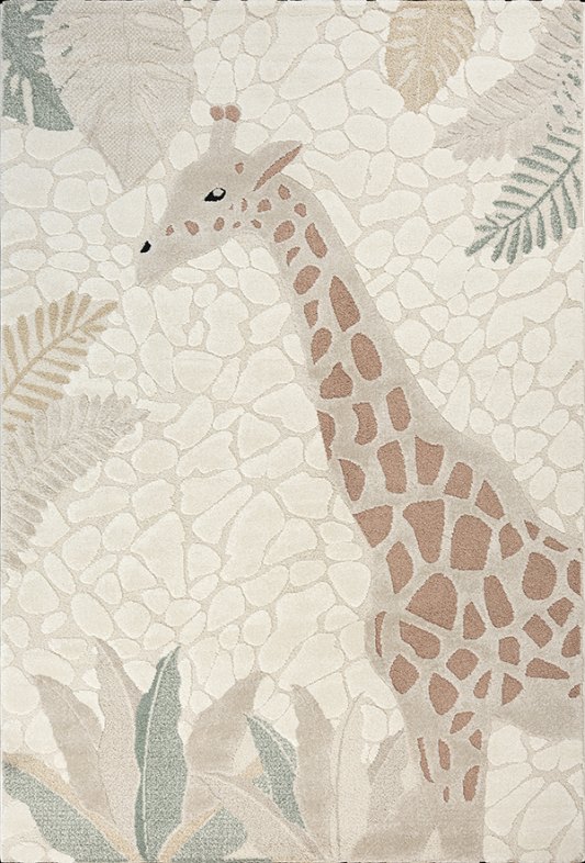 Giraffe kids rug