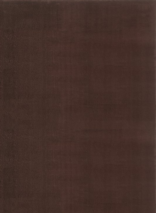 Cozy Cocoa dark brown modern living room rug