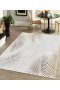 creation leaf cream rug