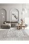 creation patterened cream rug