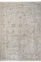 Cream flowline rug
